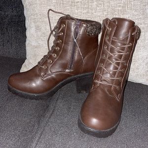 Brown boots